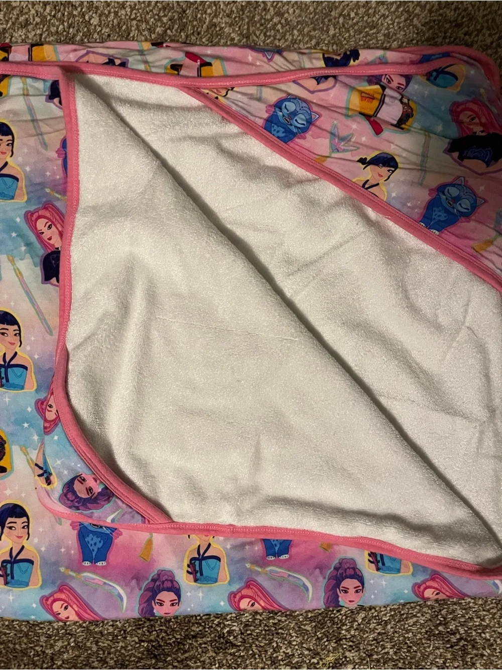 Bamboo hooded KPop inspired towel